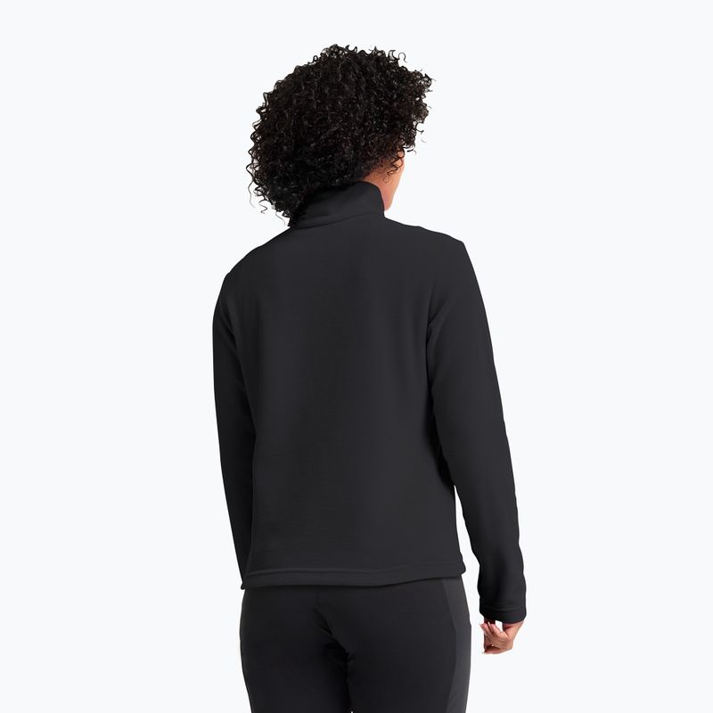 Női polár pulóver Jack Wolfskin Taunus 100 Half Zip black 3