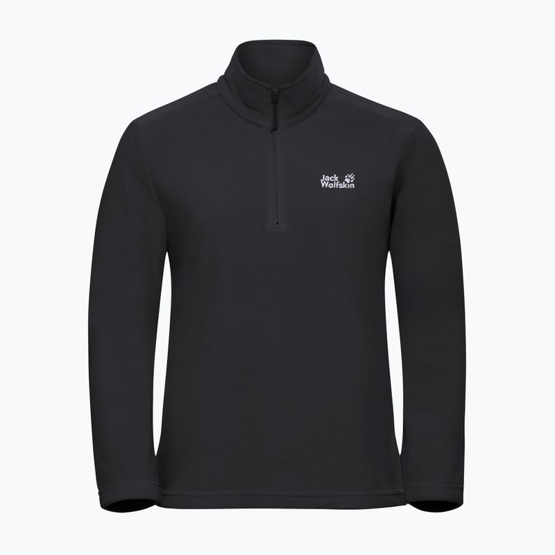 Női polár pulóver Jack Wolfskin Taunus 100 Half Zip black 5