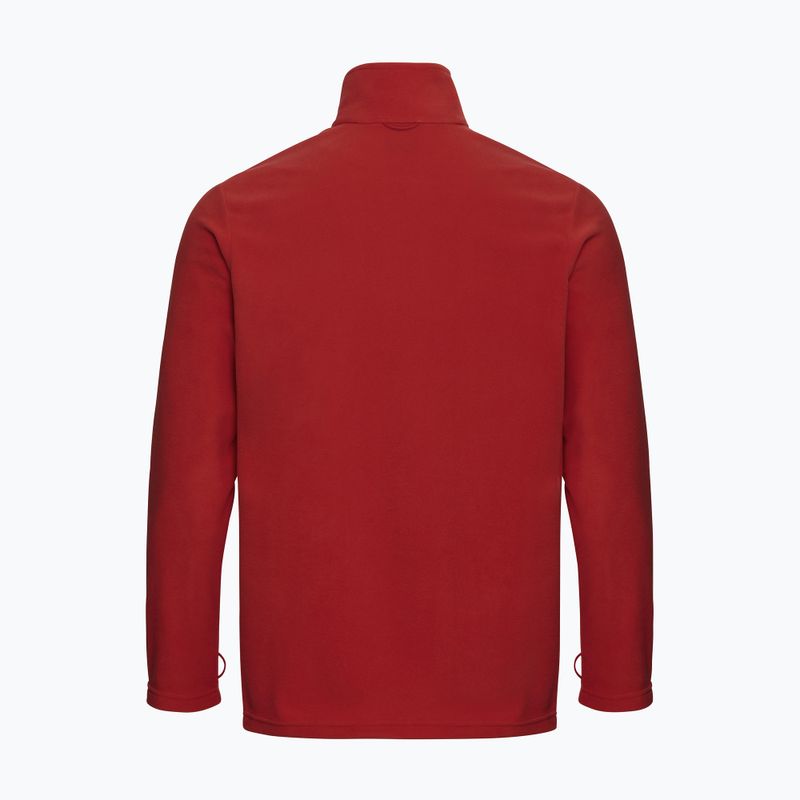 Férfi polár pulóver Jack Wolfskin Taunus 100 Full Zip siren red 8
