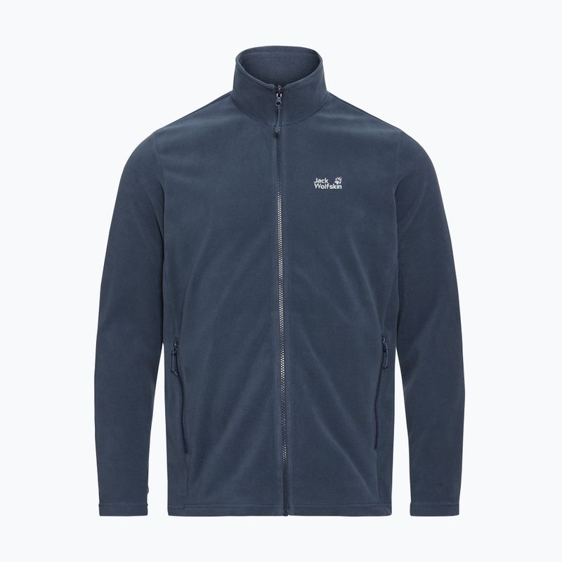 Férfi polár pulóver Jack Wolfskin Taunus 100 Full Zip midnight sky 7