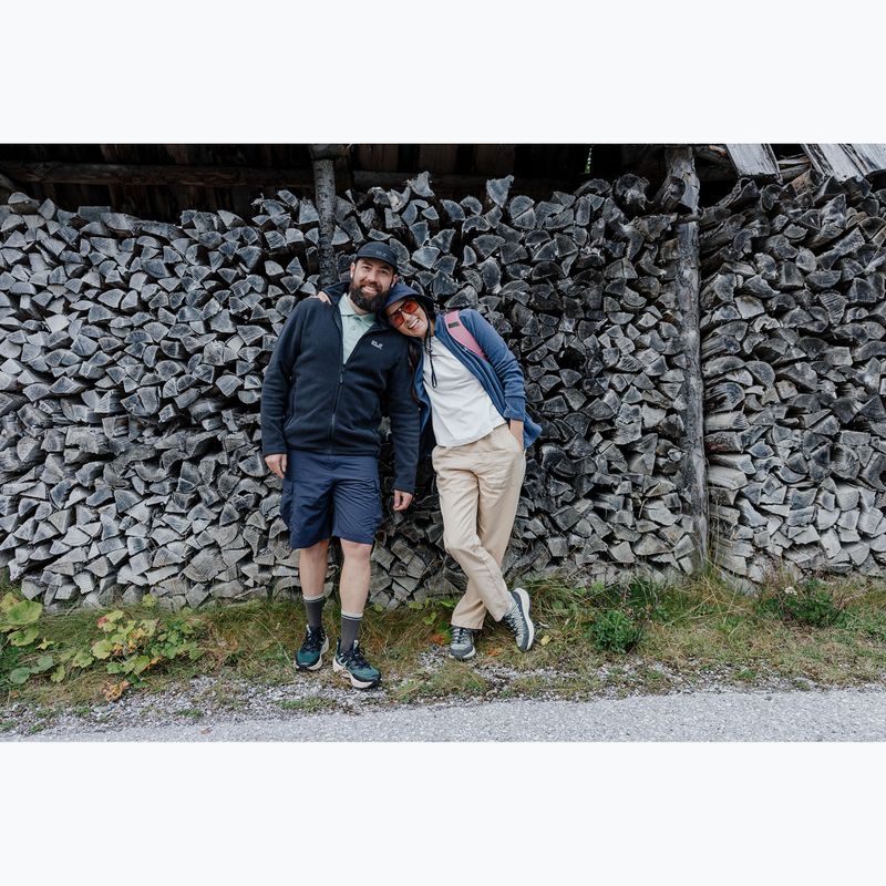 Férfi polár pulóver Jack Wolfskin Taunus 100 Full Zip midnight sky 10