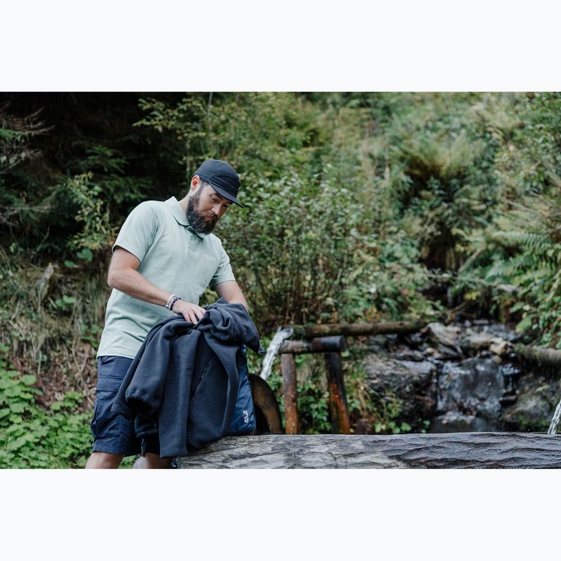 Férfi polár pulóver Jack Wolfskin Taunus 100 Full Zip midnight sky 14