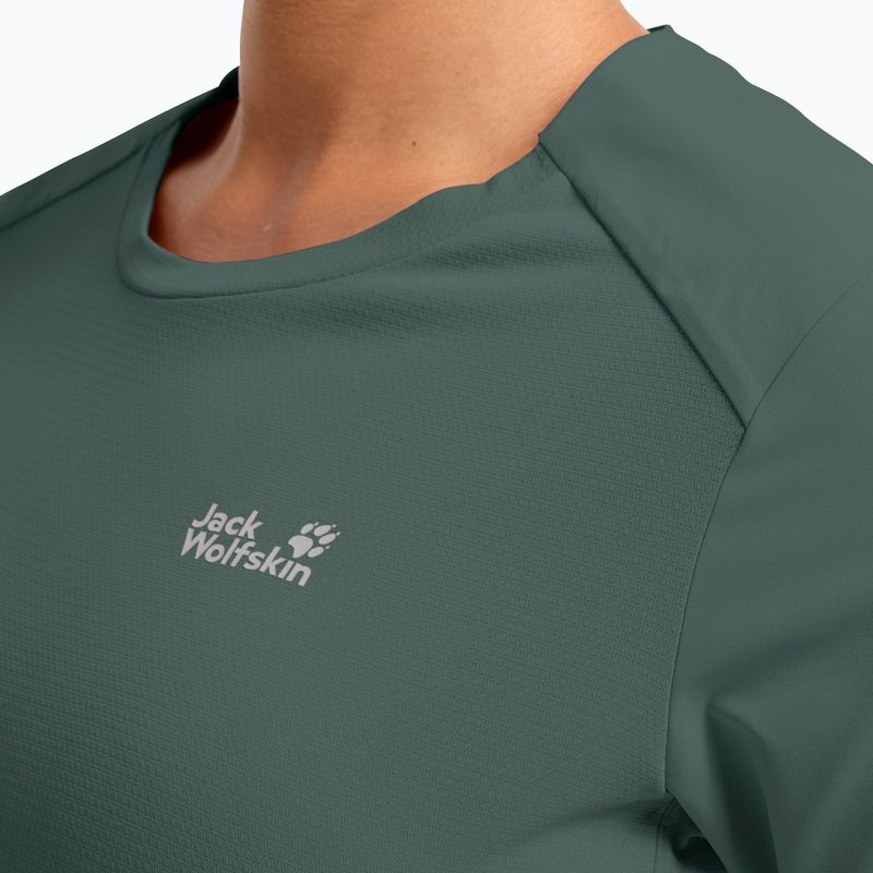 Női túrapóló Jack Wolfskin Prelight Suncool Duro sago palm 4