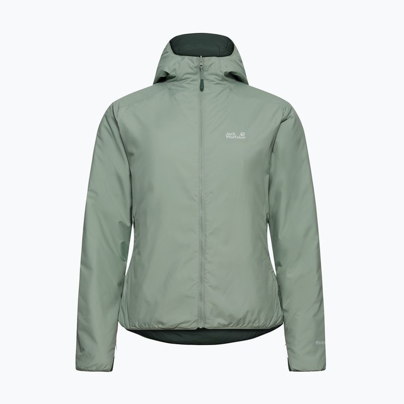 Női bélelt kabát Jack Wolfskin Trail Light Ins 2IN1 green zinnia 7