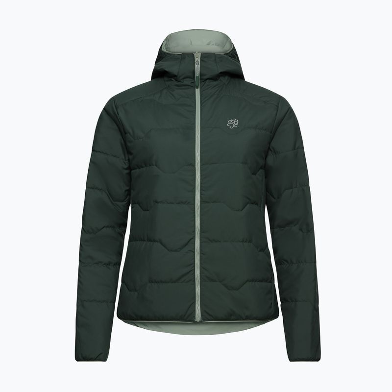 Női bélelt kabát Jack Wolfskin Trail Light Ins 2IN1 green zinnia 11