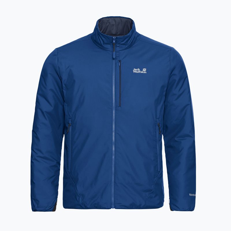 Férfi bélelt kabát Jack Wolfskin Trail Light Ins 2IN1 blue orchid 8