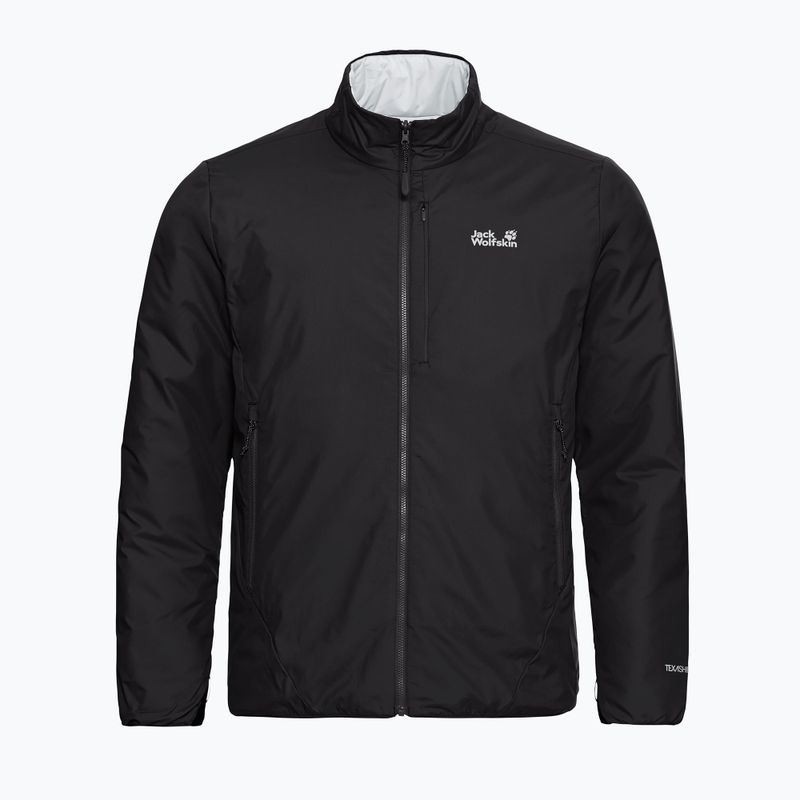Férfi bélelt kabát Jack Wolfskin Trail Light Ins 2IN1 black 8