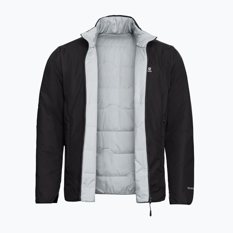 Férfi bélelt kabát Jack Wolfskin Trail Light Ins 2IN1 black 9