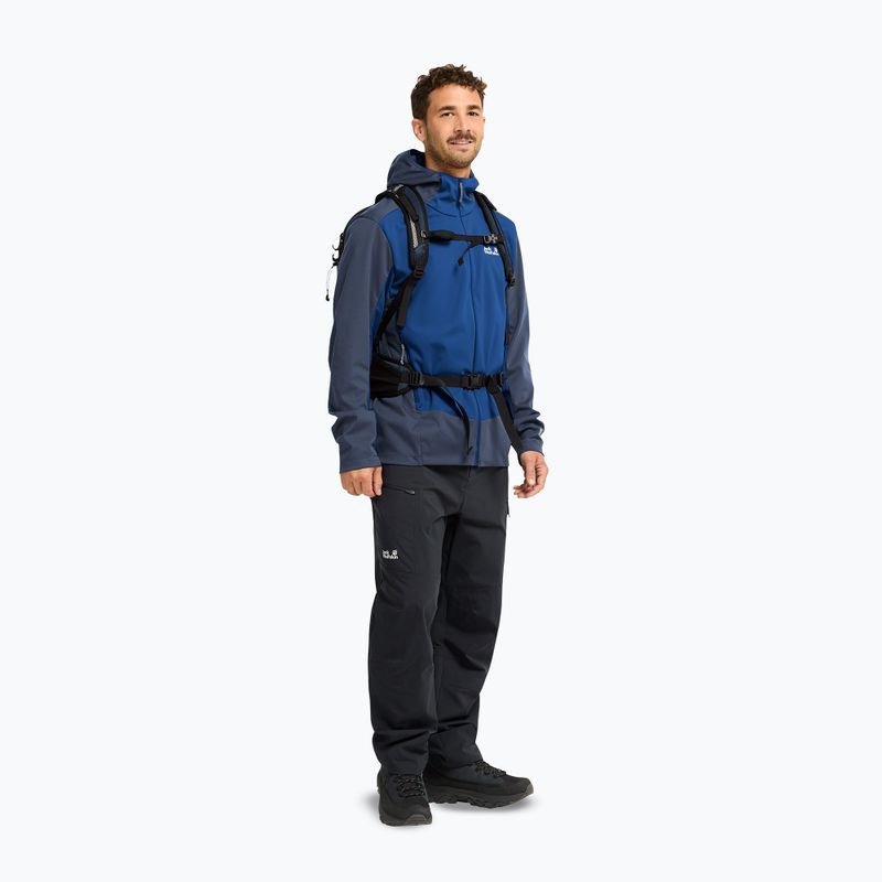 Férfi softshell dzseki Jack Wolfskin Skyvail blue orchid 2