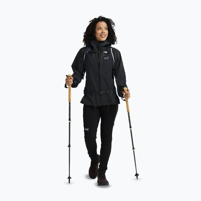 Női esőkabát Jack Wolfskin Rockpaw 3L phantom 2