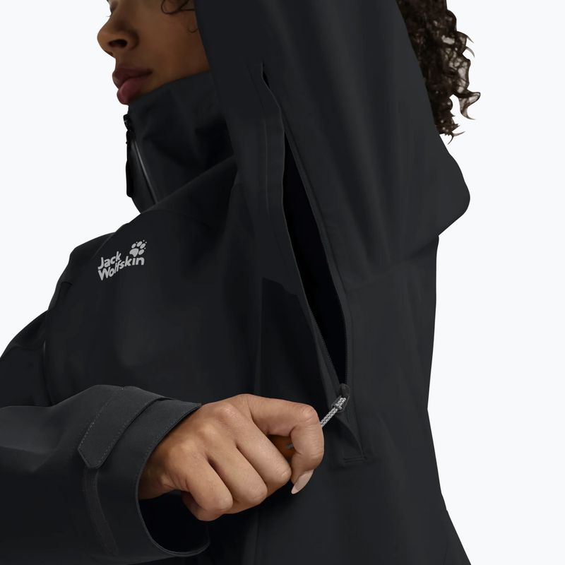 Női esőkabát Jack Wolfskin Rockpaw 3L phantom 5