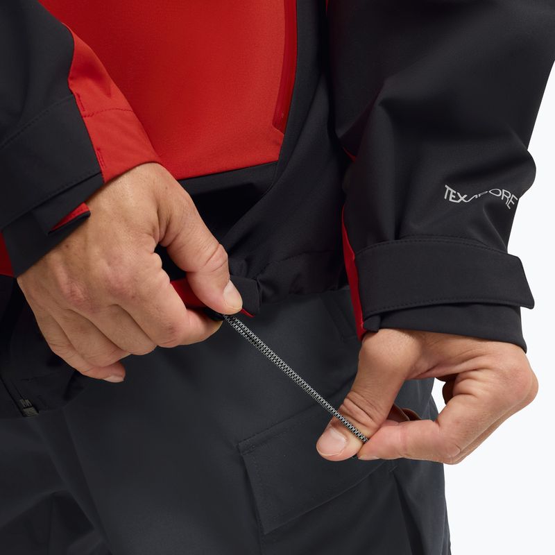 Férfi esőkabát Jack Wolfskin Rockpaw 3L siren red 6