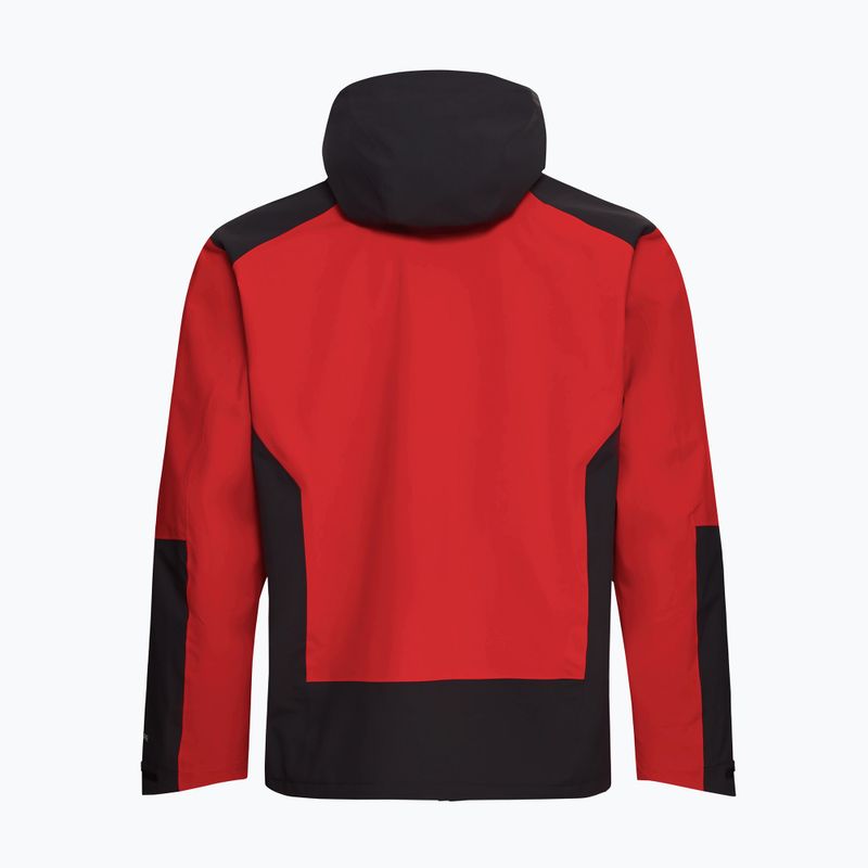 Férfi esőkabát Jack Wolfskin Rockpaw 3L siren red 8