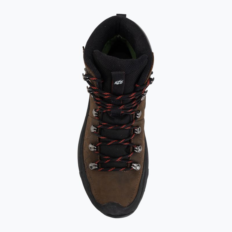 Férfi túracipő Jack Wolfskin Apex Hike Pro Leather Texapore Mid fawn 5
