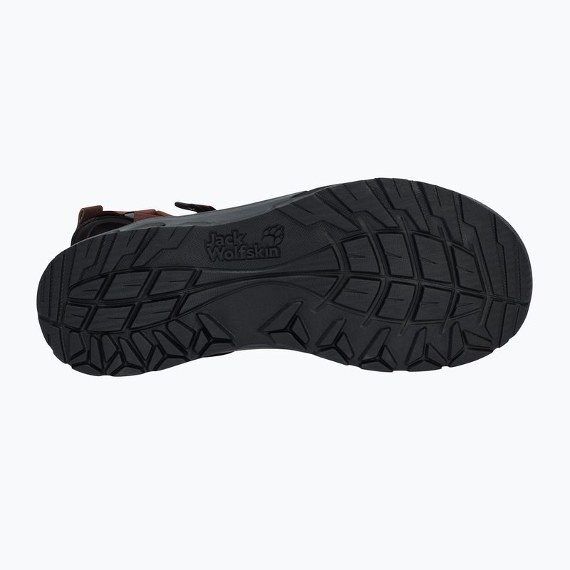 Férfi szandálok Jack Wolfskin Ridge dark mahogany 5