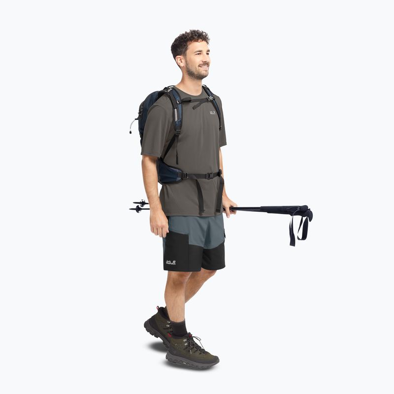 Férfi túracipő Jack Wolfskin Apex Hike Texapore Mid obsidian moss 6