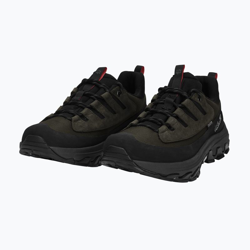 Férfi túracipők Jack Wolfskin Apex Hike Texapore Low obsidian moss 2