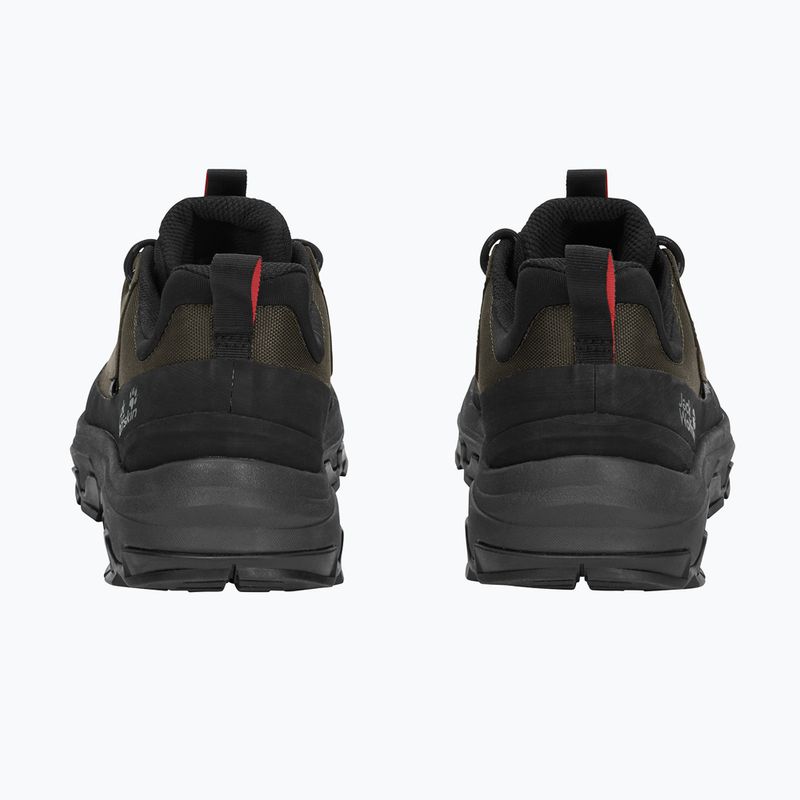 Férfi túracipők Jack Wolfskin Apex Hike Texapore Low obsidian moss 3