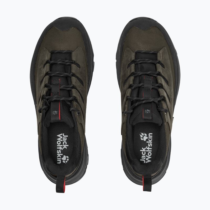 Férfi túracipők Jack Wolfskin Apex Hike Texapore Low obsidian moss 4