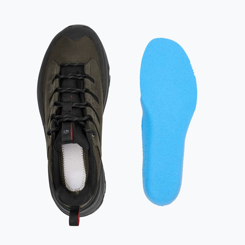 Férfi túracipők Jack Wolfskin Apex Hike Texapore Low obsidian moss 6