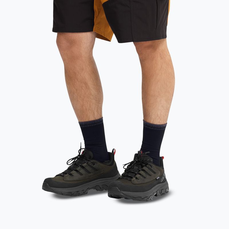 Férfi túracipők Jack Wolfskin Apex Hike Texapore Low obsidian moss 8