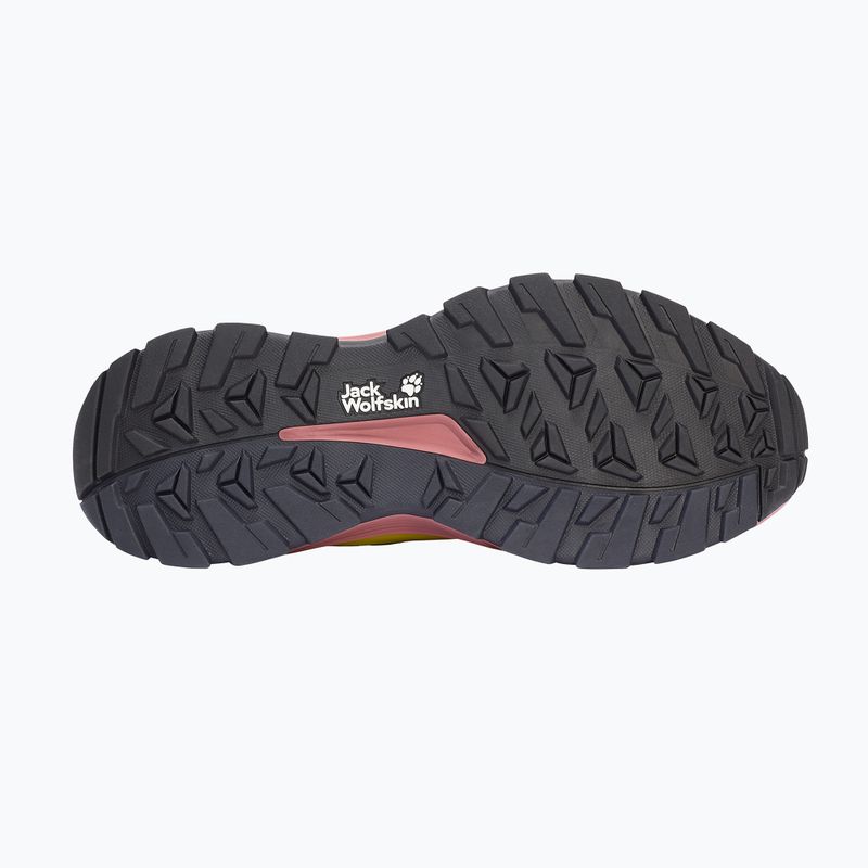Férfi túracipő Jack Wolfskin Wild Hike Low chartreuse 2
