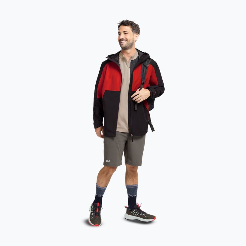 Férfi túracipő Jack Wolfskin Wild Hike Low obsidian moss 5