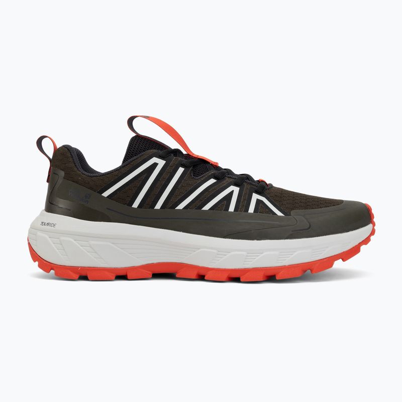 Férfi túracipő Jack Wolfskin Wild Hike Low obsidian moss 2