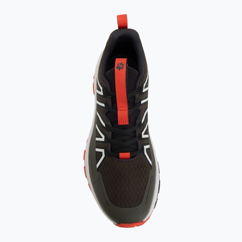Férfi túracipő Jack Wolfskin Wild Hike Low obsidian moss 5