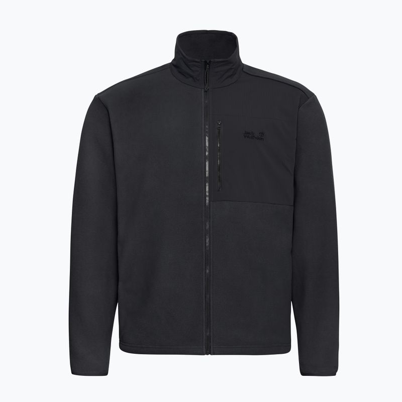 Férfi polár pulóver Jack Wolfskin Sumetro Full Zip black 7