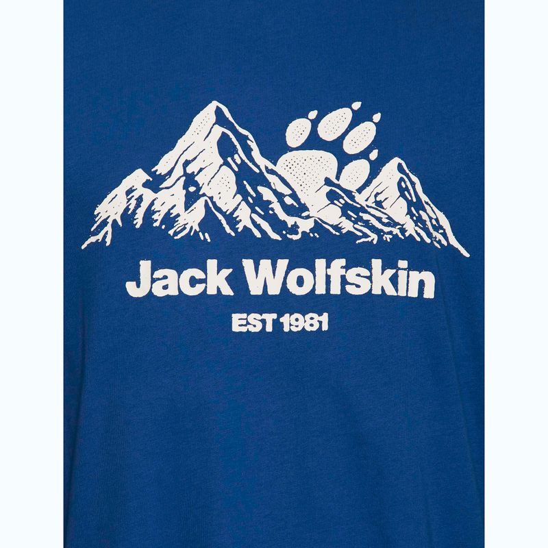 Férfi póló Jack Wolfskin Carefree blue orchid 7