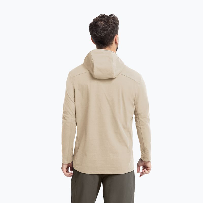 Férfi trekking pulóver  Jack Wolfskin Sucol Hoody oyster 3