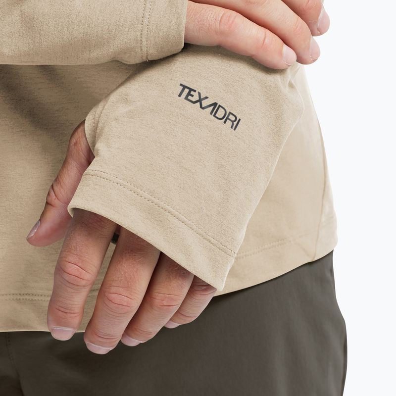 Férfi trekking pulóver  Jack Wolfskin Sucol Hoody oyster 4