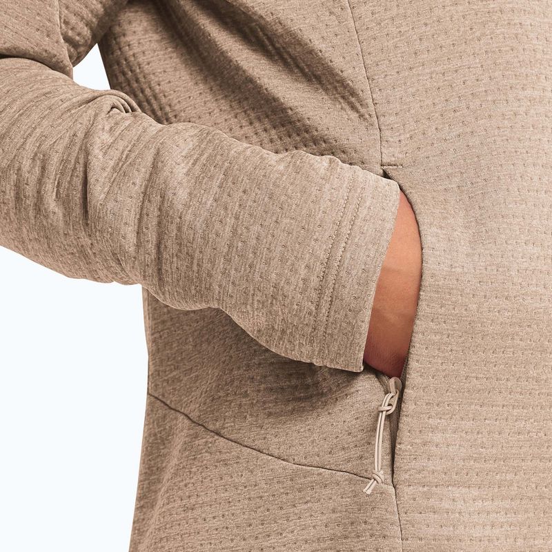 Női polár pulóver Jack Wolfskin Anytrail Full Zip oat 6