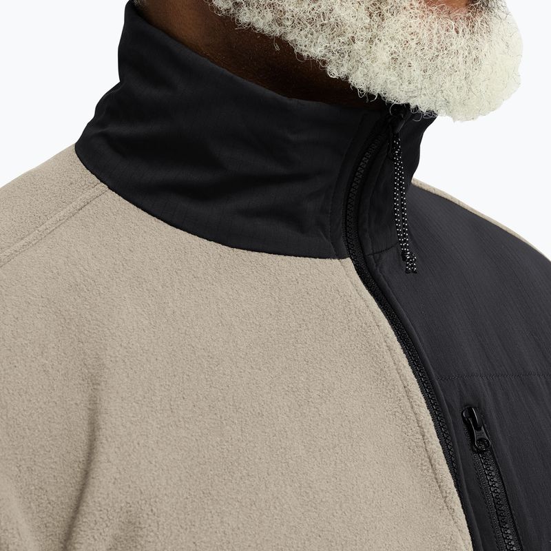 Férfi polár pulóver Jack Wolfskin Sumetro Full Zip oyster 4