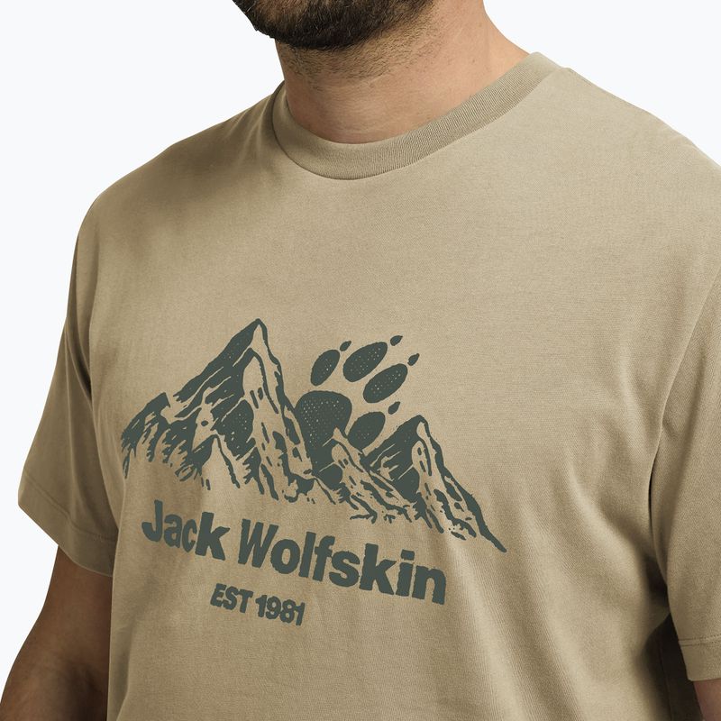 Férfi póló Jack Wolfskin Carefree hazel wood 4