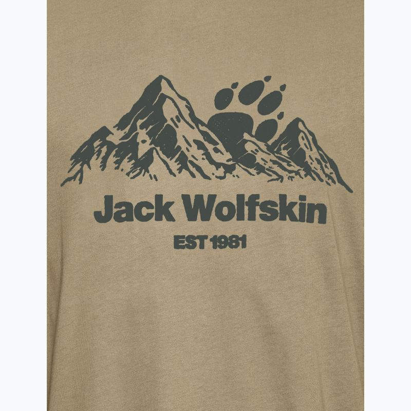 Férfi póló Jack Wolfskin Carefree hazel wood 7