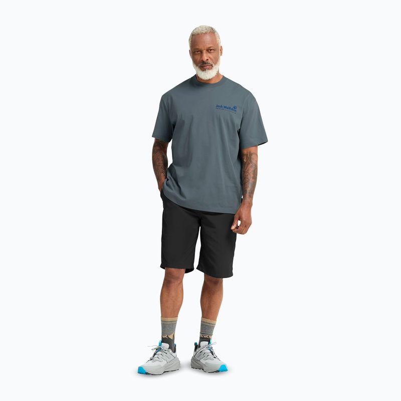 Férfi trekking rövidnadrág Jack Wolfskin Duneland black 2