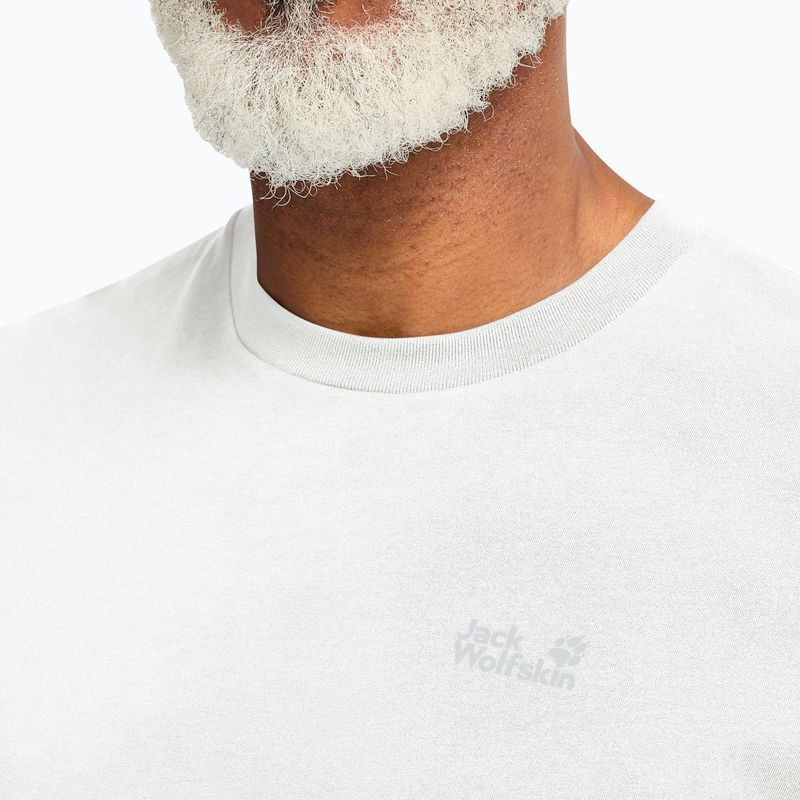 Férfi póló Jack Wolfskin Essential stark white 4