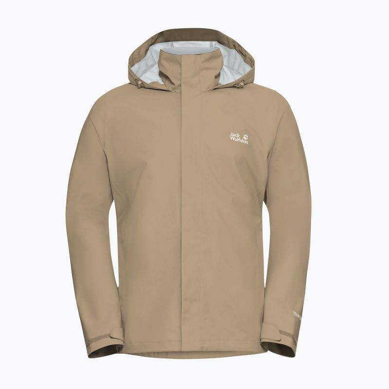 Férfi esőkabát Jack Wolfskin Trailtime 2L hazel wood 7