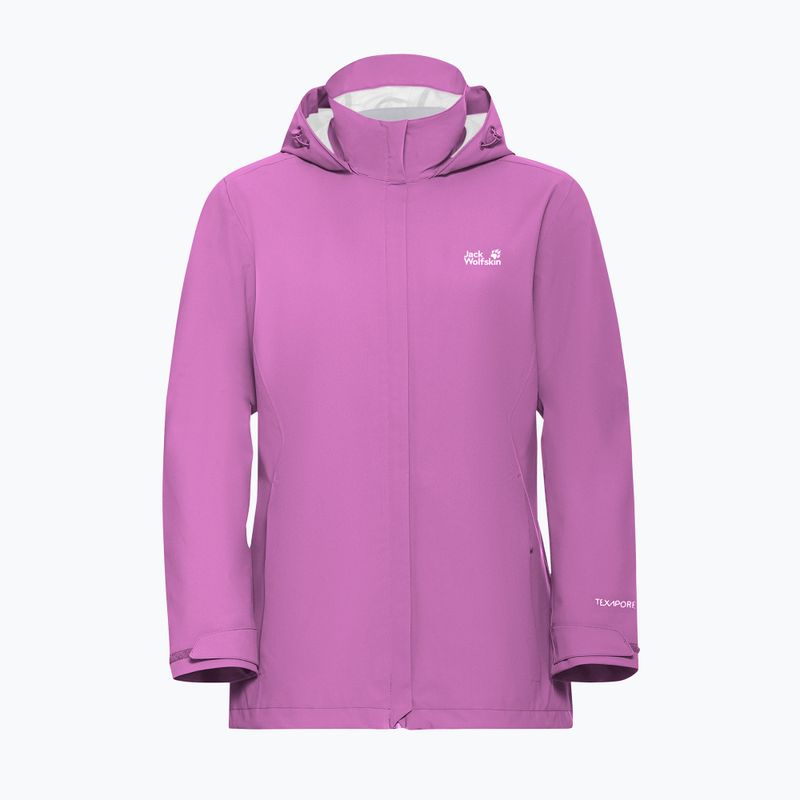 Női esőkabát Jack Wolfskin Trailtime 2L foxglove 7