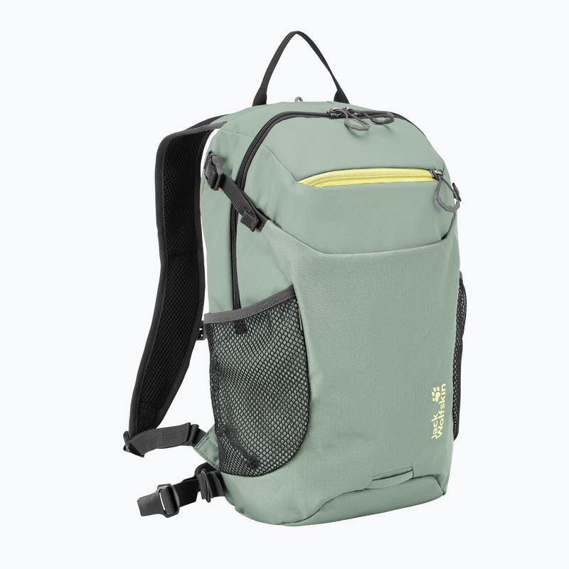 Kerékpáros hátizsák Jack Wolfskin Velocity 12 l green zinnia 2