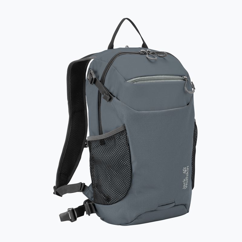 Kerékpáros hátizsák Jack Wolfskin Velocity 12 l grey odessa 2