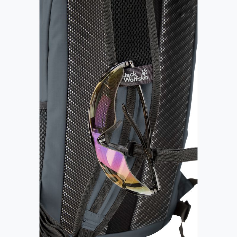 Kerékpáros hátizsák Jack Wolfskin Velocity 12 l grey odessa 13