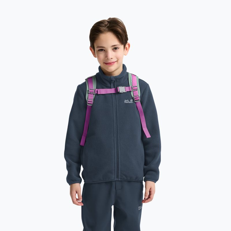 Gyerek túrahátizsák Jack Wolfskin Little Scout 10 l green zinnia 14