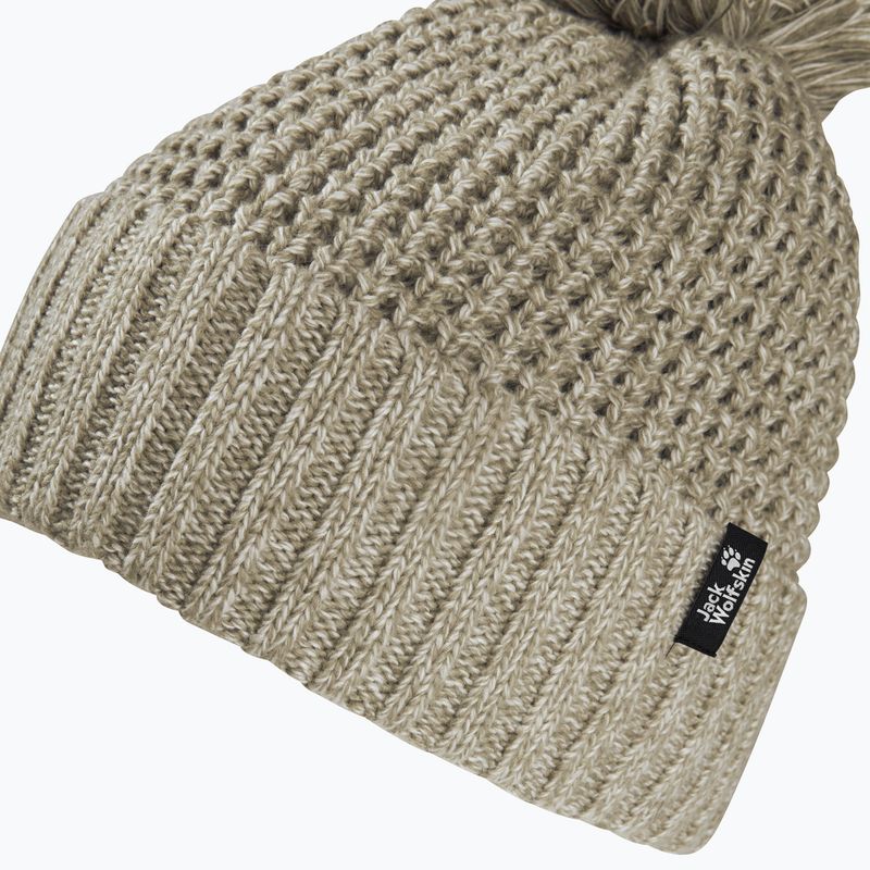 Női téli sapka Jack Wolfskin Medley Knit Beanie hazel wood 2