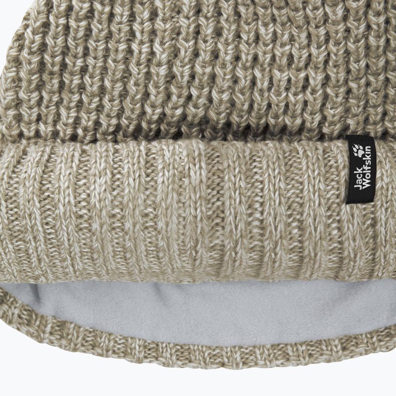 Női téli sapka Jack Wolfskin Medley Knit Beanie hazel wood 3