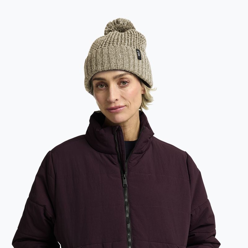 Női téli sapka Jack Wolfskin Medley Knit Beanie hazel wood 4