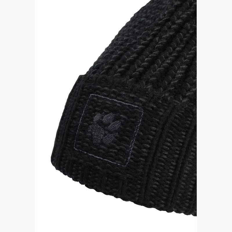 Téli sapka Jack Wolfskin Badge Beanie black 3