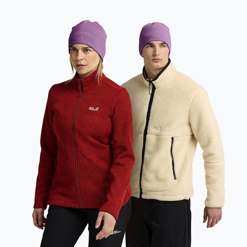 Téli sapka Jack Wolfskin Real Stuff Beanie vivid orchid 3
